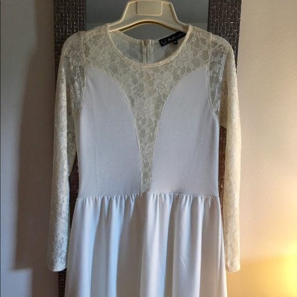 For Love and Lemons Tarot/Lulu White Lace Dress - Picture 2 of 5